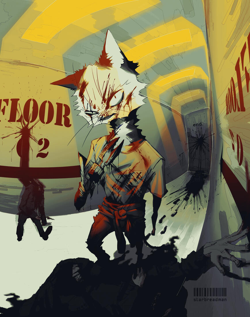 CW: Blood spill, Disfiguration