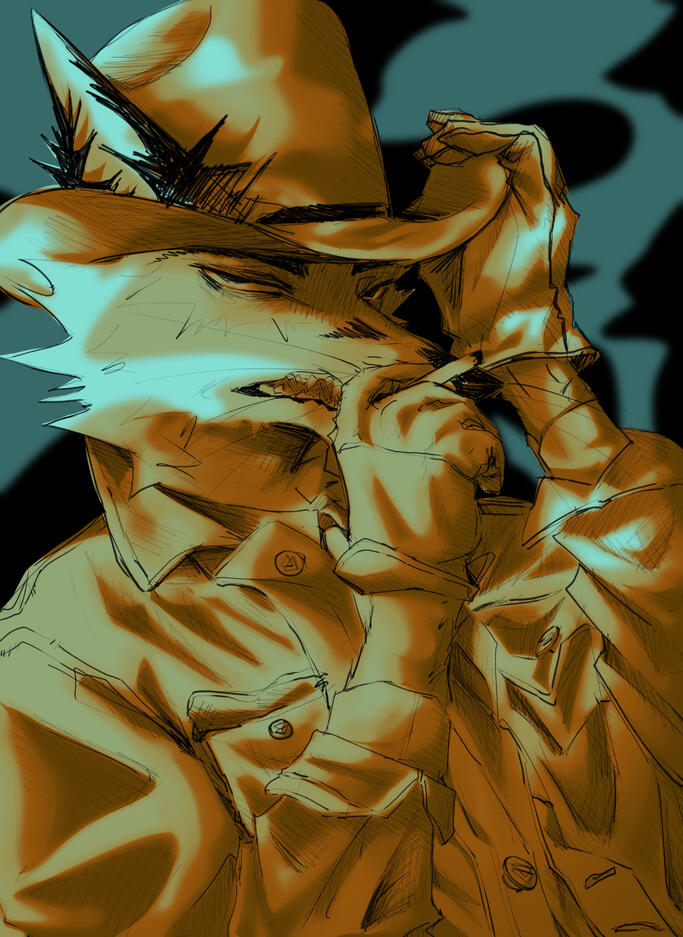 Sketch: Cowboy N