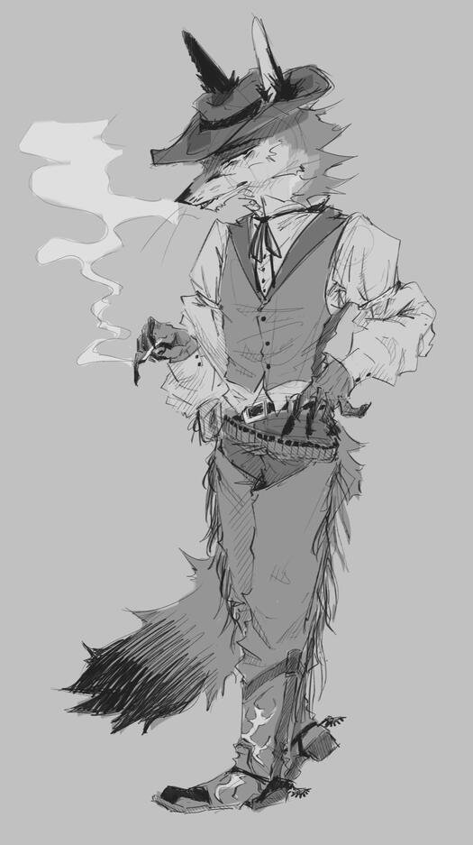 Sketch: Cowboy N 2